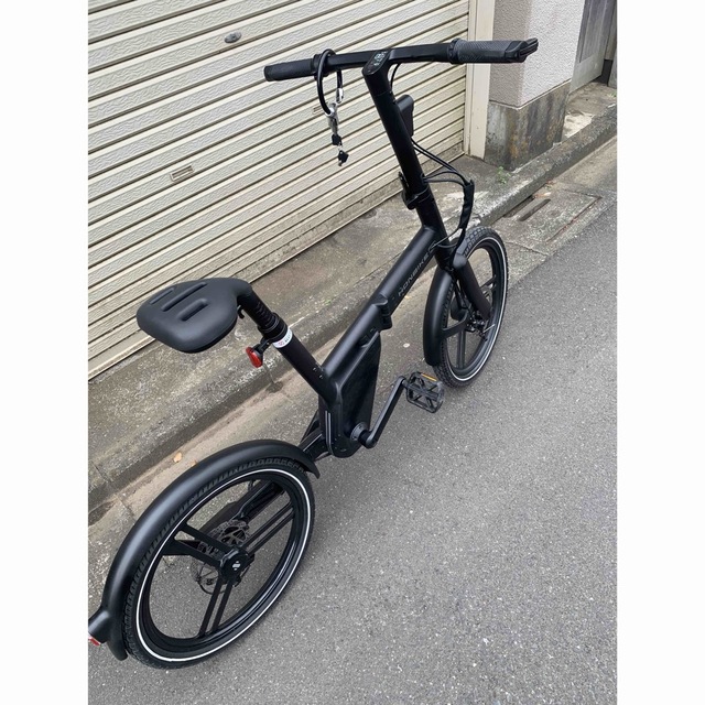 中古商品は完璧な物 HONBIKE 電動折りたたみ自転車 black 自転車本体