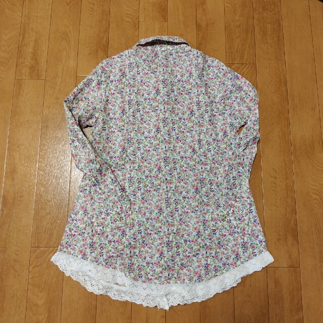 CROWN BANBY(クラウンバンビ)の女児　花柄シャツ  ブラウス  140 キッズ/ベビー/マタニティのキッズ服女の子用(90cm~)(ブラウス)の商品写真