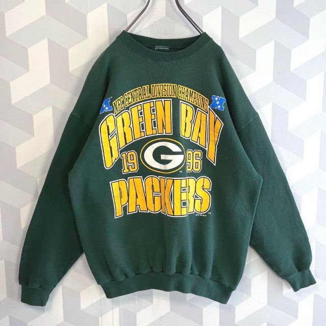 1995】NFLグリーンベイパッカーズ スウェットトレーナー緑グリーン