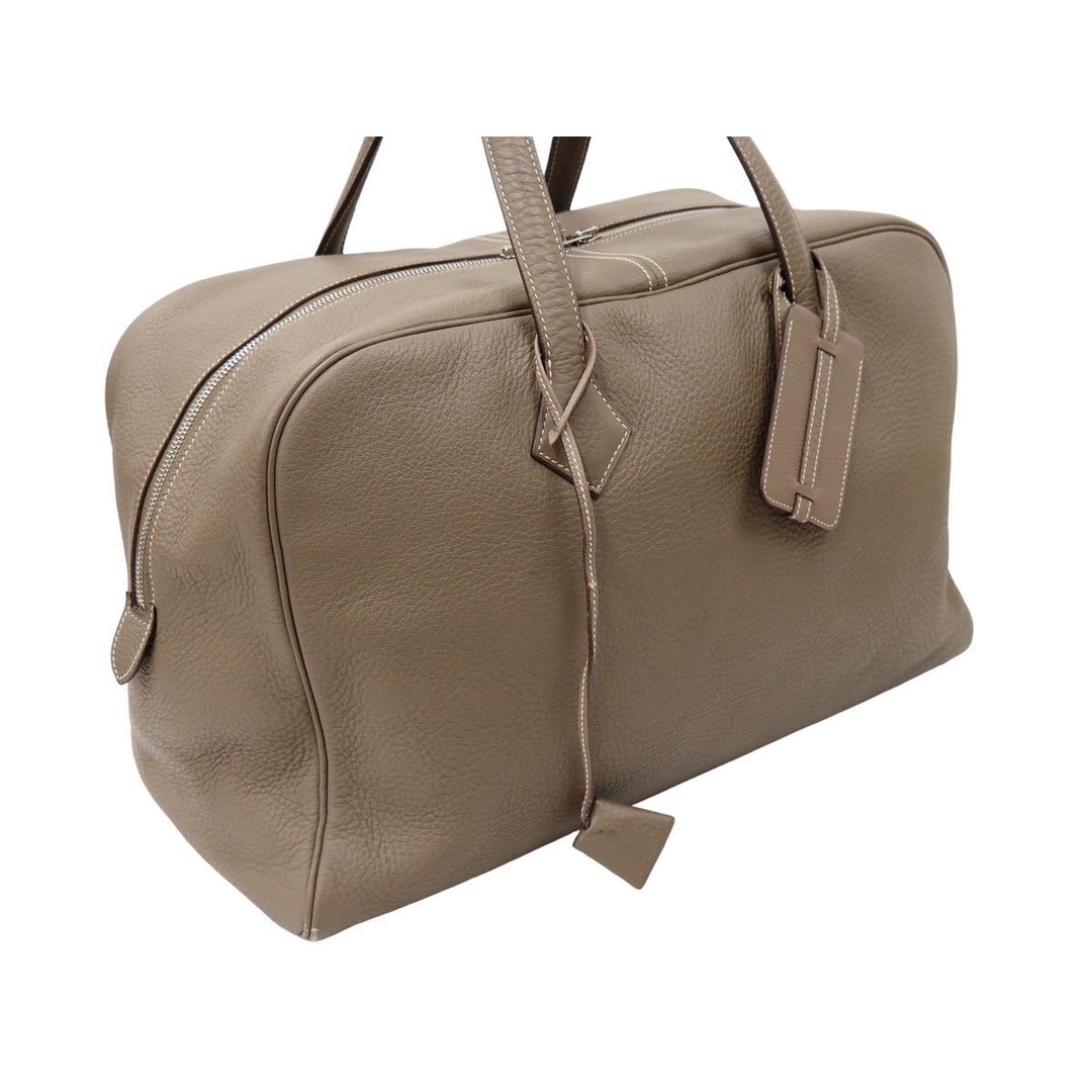 Hermes - HERMES エルメス ヴィクトリア43 ボストンバッグ エトープ