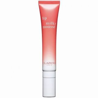 クラランス(CLARINS)のクラランス ミルキームースリップ 02 新品 未使用  限定品 ピーチピンク系(口紅)