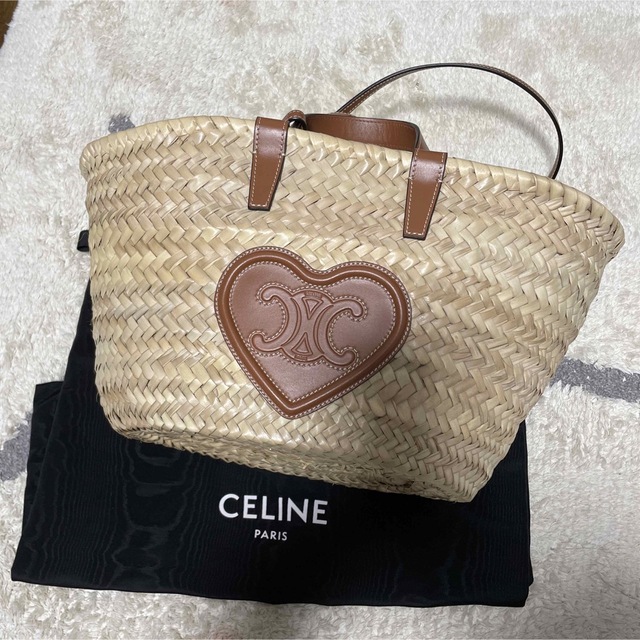 入荷中 celine - ティーントリオンフ クラシックパニエ かごバッグ+