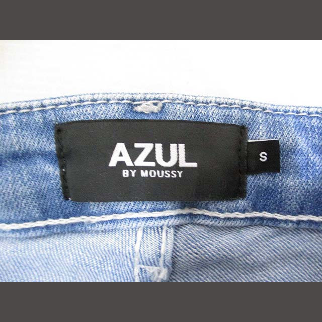 AZUL by moussy - アズールバイマウジー ヴィンテージ クラッシュ スキニー デニム パンツ Sの通販 by ベクトル ラクマ店｜アズール バイマウジーならラクマ
