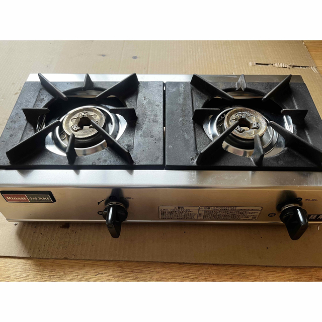 リンナイ 業務用ガスコンロ (LPガス用) 2口 RSB-206A - 調理機器 リンナイ 業務用ガスコンロ (LPガス用) 2口 RSB-206A - 調理機器