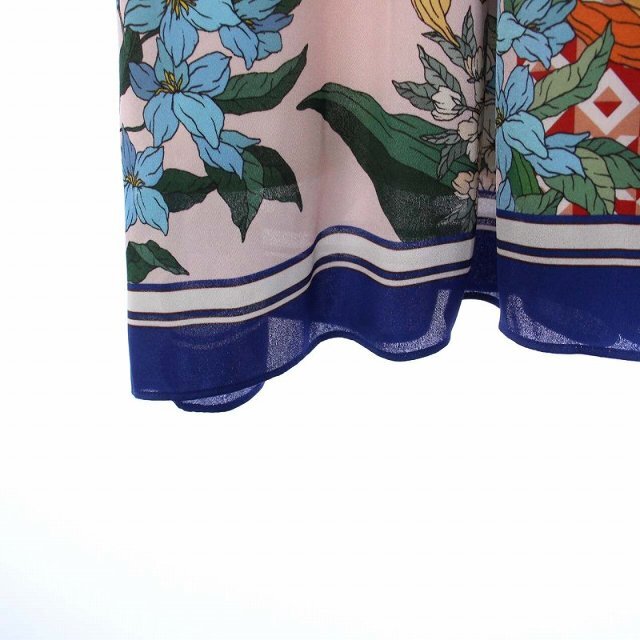 GRACE CONTINENTAL(グレースコンチネンタル)のグレースコンチネンタル フレアスカート ロング 花柄 イージー 36 レディースのスカート(ロングスカート)の商品写真