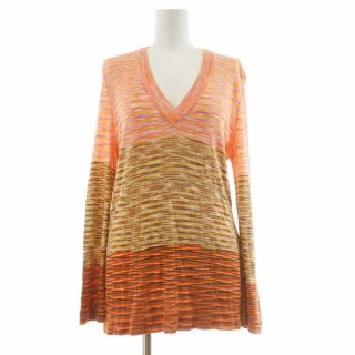 ミッソーニ(MISSONI)のミッソーニ MISSONI ニット Vネック 長袖 44 L マルチカラー(ニット/セーター)