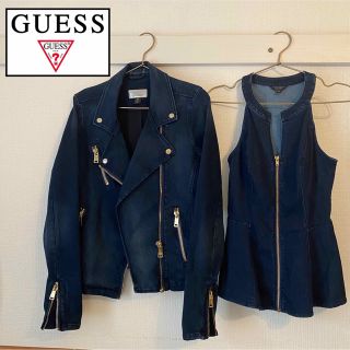 ゲス(GUESS)の《GUESS》セットアップ　デニム　2点セット　インディゴ　ジャケット(セット/コーデ)