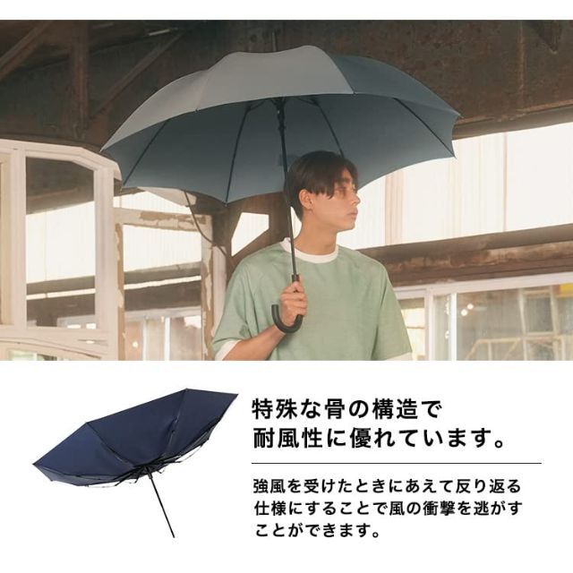 【色: ネイビー】202Wpc. 雨傘 UNISEX WIND RESISTAN