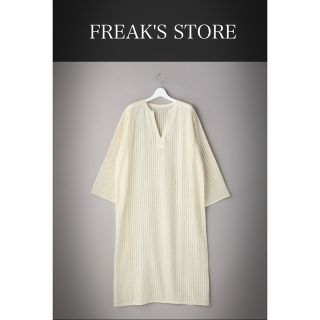 フリークスストア(FREAK'S STORE)のFREAK'S STOREタグ付き【WEB限定】デコレーションステッチワンピース(ロングワンピース/マキシワンピース)