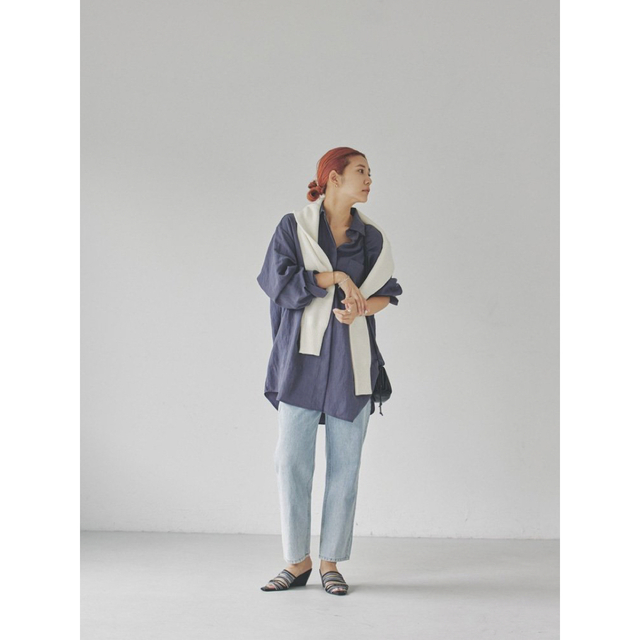 Silky Pocket Shirts インディゴ 最新最全の 9800円引き www