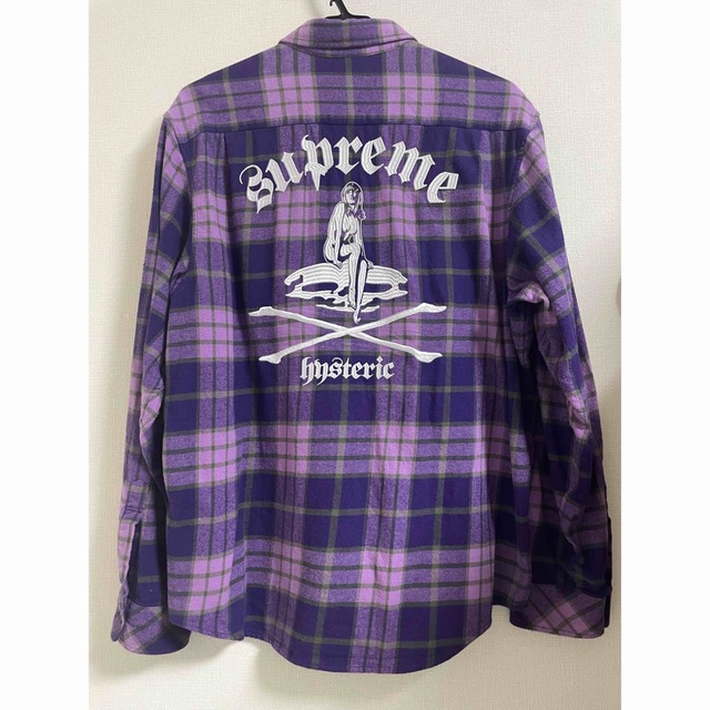 Supreme HYSTERIC GLAMOUR Flannel Shirt 紫