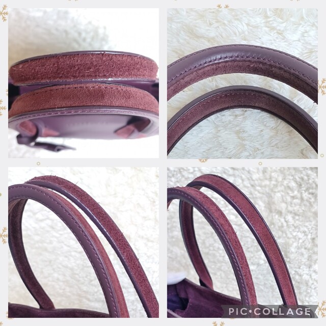 LONGCHAMP(ロンシャン)の良品! 【ロンシャン】ペネロペ トートバッグ 滑らかスエードレザー ボルドー レディースのバッグ(トートバッグ)の商品写真