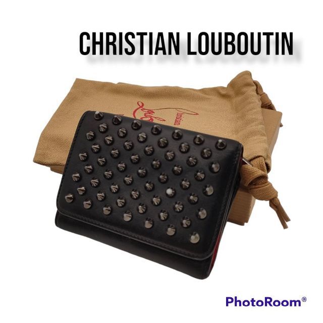 Christian Louboutin スタッズ コンパクトウォレット 財布
