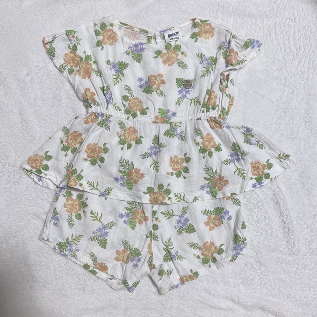 BREEZE(ブリーズ)のゆっこ様専用【BREEZE】花柄セットアップ♡100 キッズ/ベビー/マタニティのキッズ服女の子用(90cm~)(Tシャツ/カットソー)の商品写真