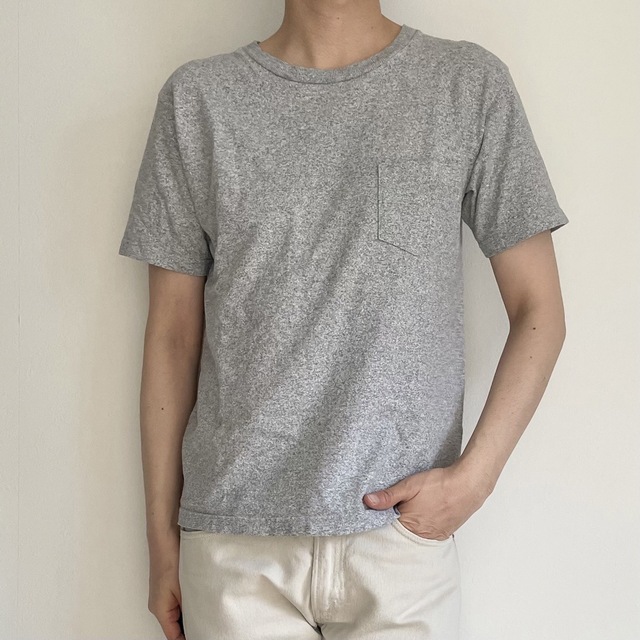 FREEMANS SPORTING CLUB(フリーマンズスポーティングクラブ)の【USA製】 FREEMANS SPORTING CLUB　クルー　ポケT メンズのトップス(Tシャツ/カットソー(半袖/袖なし))の商品写真