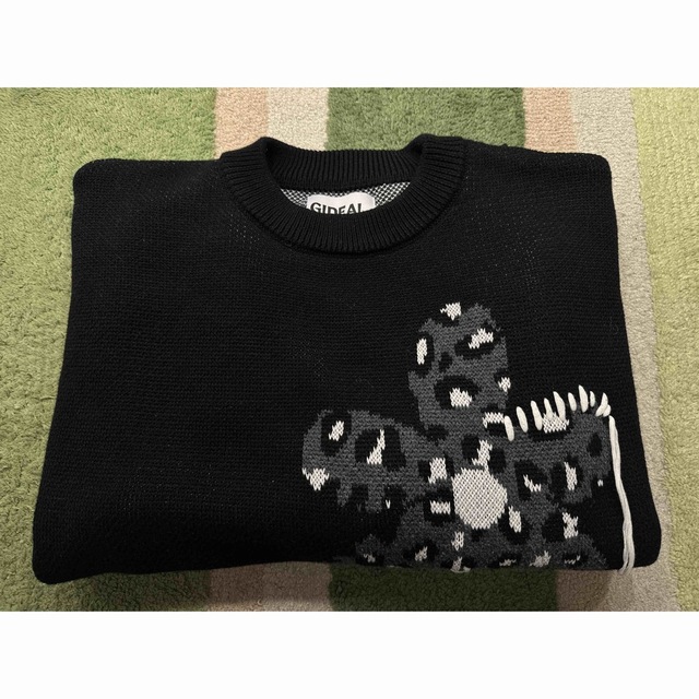 Gideal leopard flower accent stitch knitの通販 by kon's shop｜ラクマ