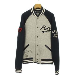 ポロラルフローレン(POLO RALPH LAUREN)の2018 スウェット スタジャン スタジアム ジャケット 美品 XS IBO37(スタジャン)