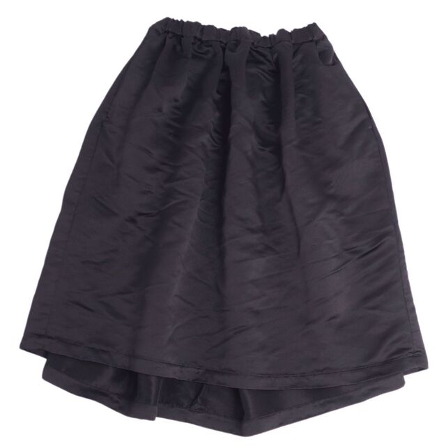 美品 コムデギャルソン COMME des GARCONS GIRL スカート フレアスカート ひざ丈 無地 ボトムス レディース S ブラック | フリマアプリ ラクマ