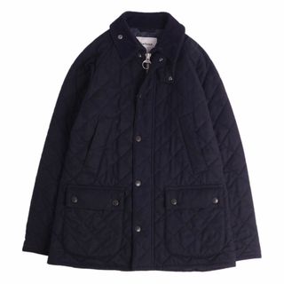 バレナ(BARENA)の美品 バブアー Barbour ジャケット モダンフィットビデイル SHIPS別注 キルティング 中綿入り 襟コーデュロイ アウター メンズ 38(M相当) ネイビー(その他)