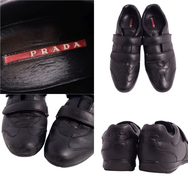 PRADA SPORT プラダスポーツ ベルクロ シューズ 黒 ブラック