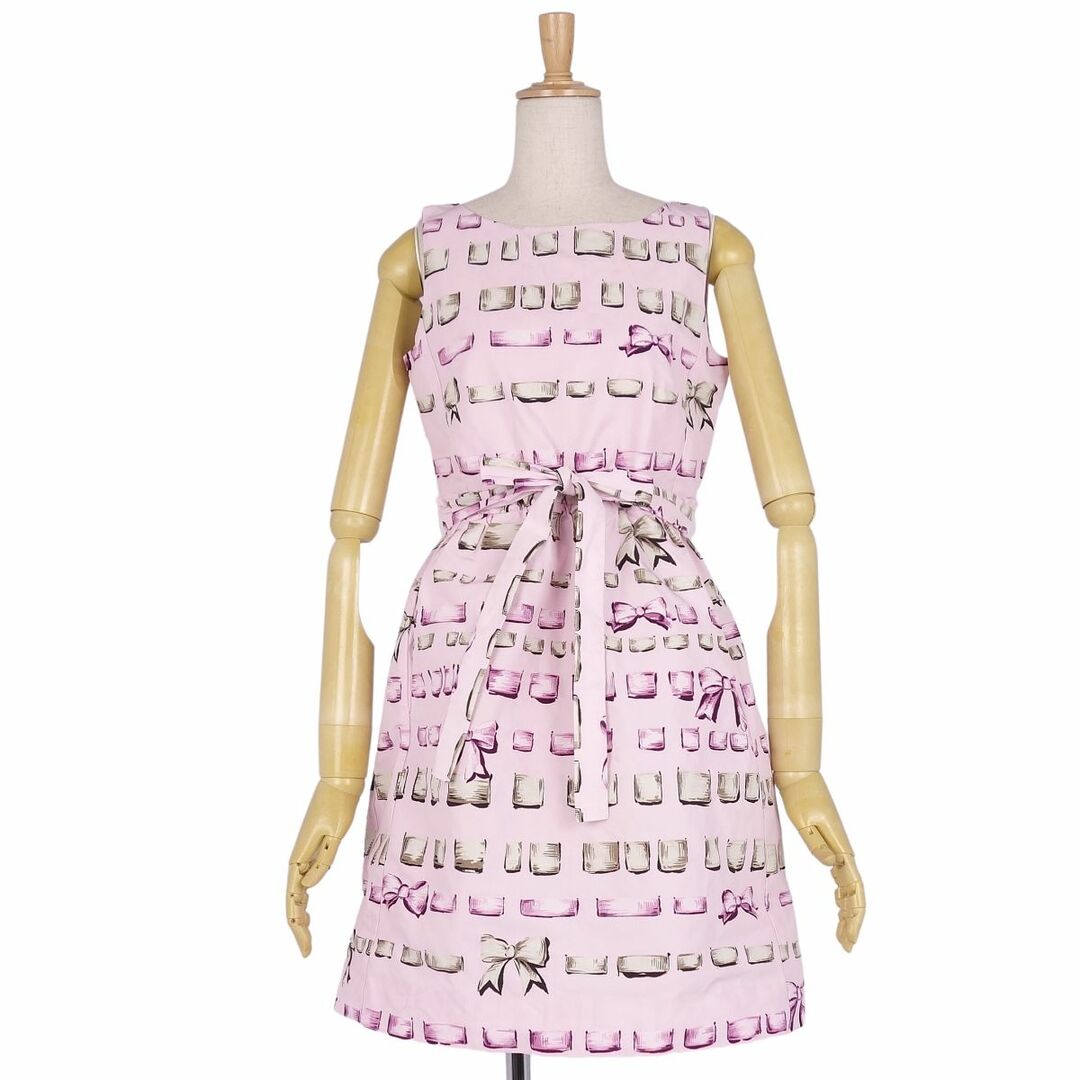 美品 レッド ヴァレンティノ RED VALENTINO ワンピース ドレス リボン