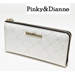 ピンキーアンドダイアン(Pinky&Dianne)の《ピンキー＆ダイアン》新品 ポケット多数 P&D柄 L字ファスナー式レザー長財布(財布)