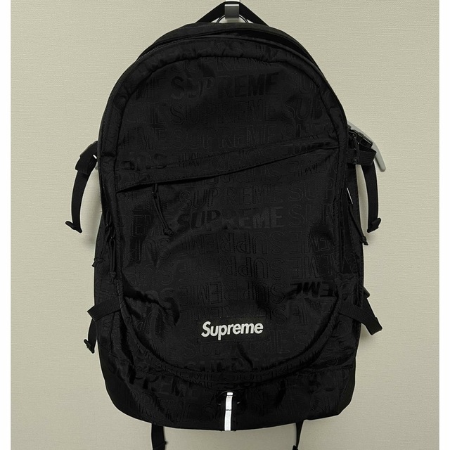 supreme backpack ブラック