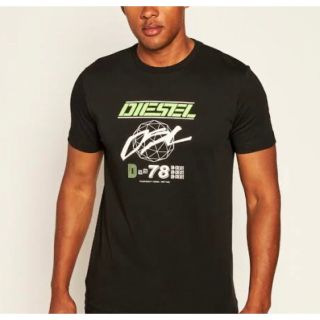 ディーゼル(DIESEL)の新品未使用！　ディーゼル　DIESEL Tシャツ　ブラック XS(Tシャツ/カットソー(半袖/袖なし))