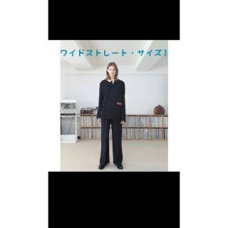 サンシー(SUNSEA)のsunsea Wide Straight Pants ワイドストレートパンツ(スラックス)