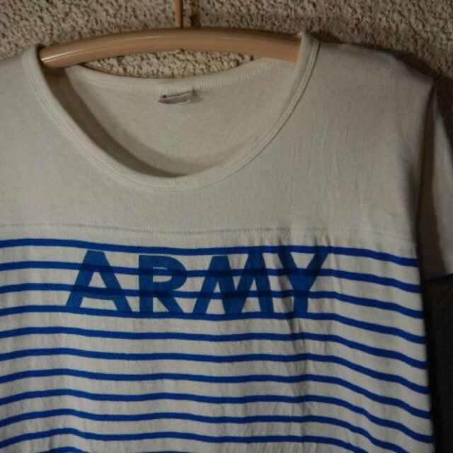 Champion(チャンピオン)のo6066　チャンピオン　レディース　ボーダー　ARMY　デザイン　tシャツ レディースのトップス(Tシャツ(半袖/袖なし))の商品写真