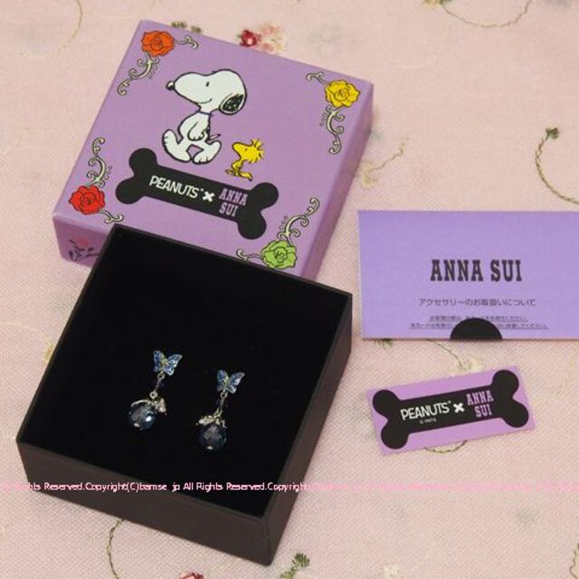 ANNA SUI アナスイ スヌーピー コラボ キュートなピアス/SNOOPY ...