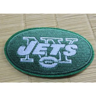 深緑NFLニューヨーク・ジェッツNY　Jetsワッペン◆アメフトDIY洋服/衣類(アメリカンフットボール)