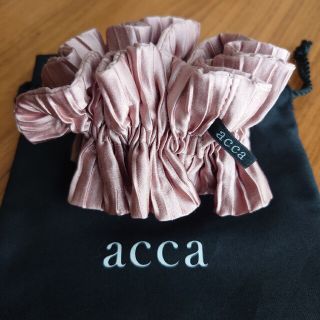 acca - acca（春です♡美品♪）ピンクのマシュマロルチドシュシュの