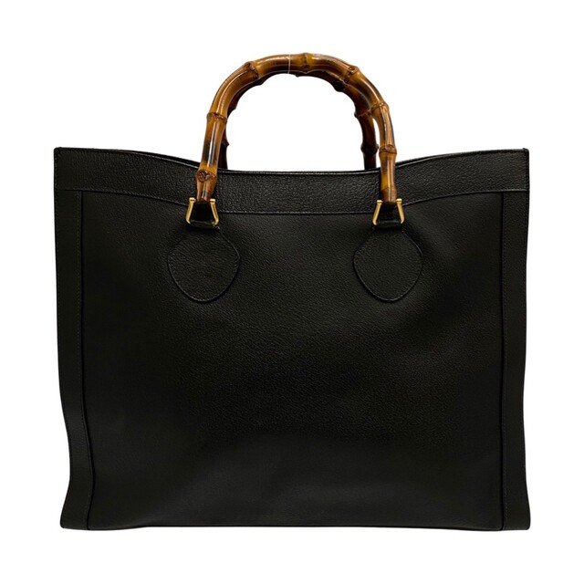 100 %品質保証 GUCCIグッチ ハンドバッグ レザー&バンブー