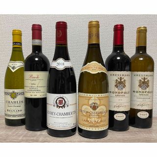 ワイン各種 コルトン・シャルルマーニュ他 6本の通販|ラクマ