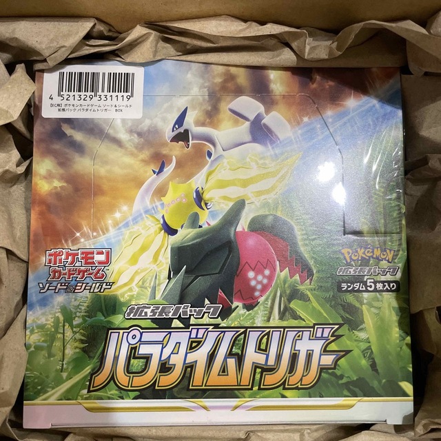 ポケモン(ポケモン)のポケモンカードゲーム パラダイムトリガー シュリンク付き BOX ポケモン エンタメ/ホビーのトレーディングカード(Box/デッキ/パック)の商品写真