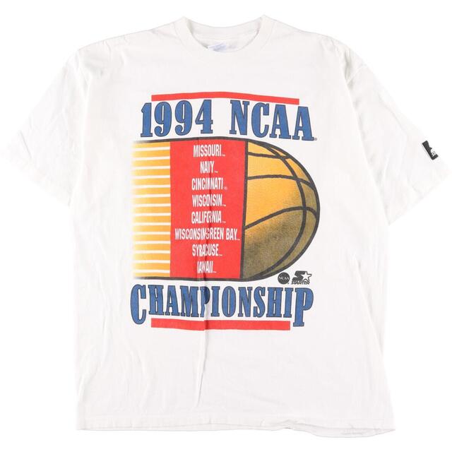 90年代 スターター Starter 1994 NCAA NATIONAL CHAMPIONS カレッジTシャツ USA製 メンズXXL ヴィンテージ /eaa324300