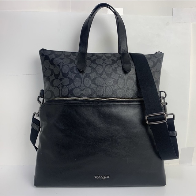 美品☆ コーチ メンズ COACH 2Way ショルダーバッグ トートバッグ 【T
