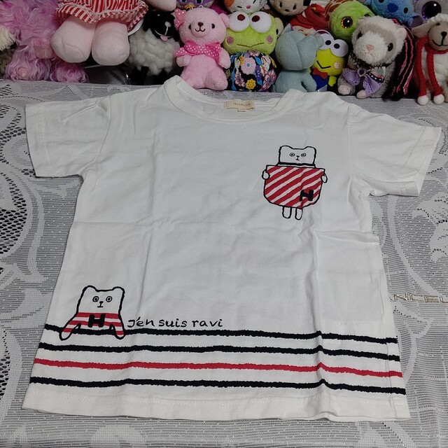 HusHush - ハッシュアッシュ 半袖Tシャツ ホワイト 120cmの通販 by ...
