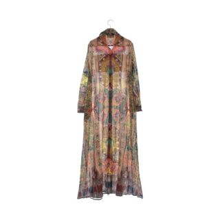ETRO エトロ ワンピース 46(XL位) ピンク系x赤系等(ミックス) | tspea.org