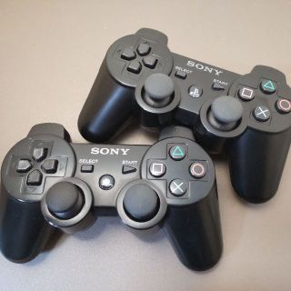 プレイステーション3(PlayStation3)の2個セット◆整備済み PS3コントローラー DUALSHOCK3◆中古◆25(その他)