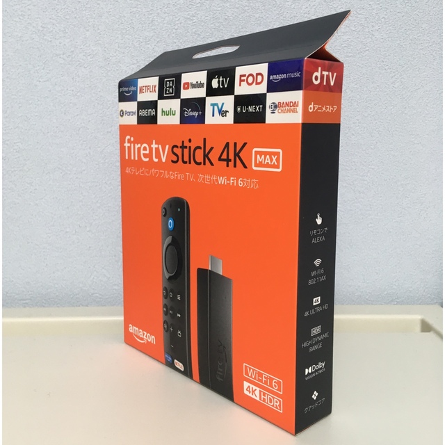 新品　amazon fire  tv stick  Max スマホ/家電/カメラのテレビ/映像機器(テレビ)の商品写真