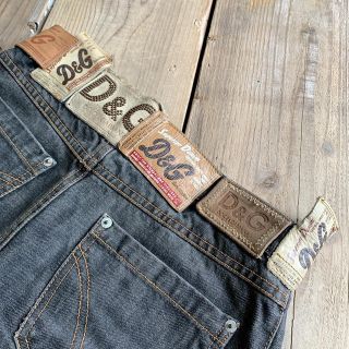 D&G - D&G DOLCE&GABBANA ロゴラベル装飾デニムミニスカートの通販 by