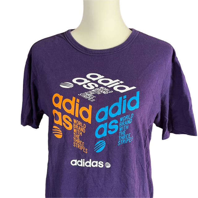 adidas(アディダス)のadidas / アディダス 半袖Tシャツ スポーツウェア パープル メンズのトップス(Tシャツ/カットソー(半袖/袖なし))の商品写真