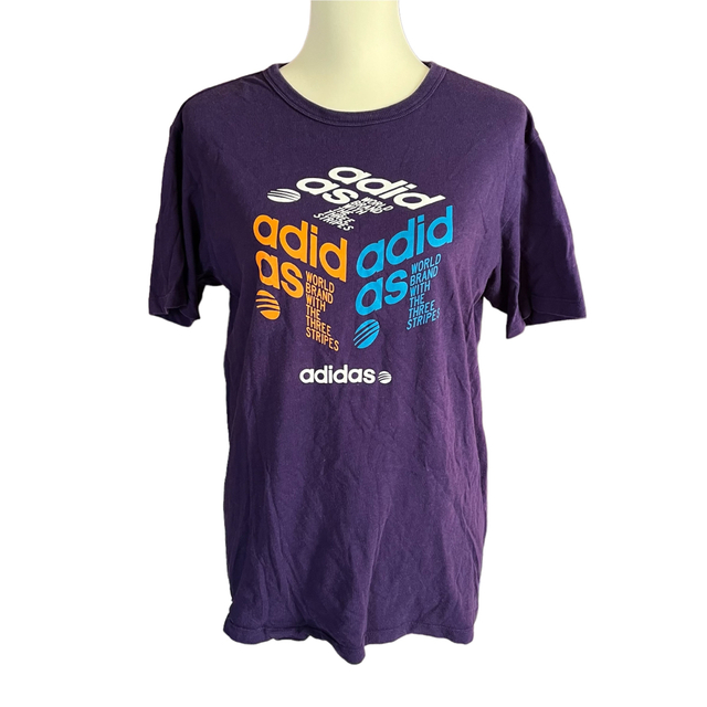 adidas(アディダス)のadidas / アディダス 半袖Tシャツ スポーツウェア パープル メンズのトップス(Tシャツ/カットソー(半袖/袖なし))の商品写真