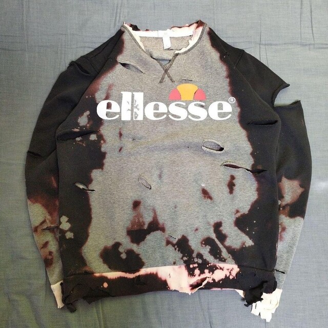 ellesse - ボロスウェットBoroSweat常田大希グランジダメージ ellesse - ボロスウェットBoroSweat常田大希グランジダメージ