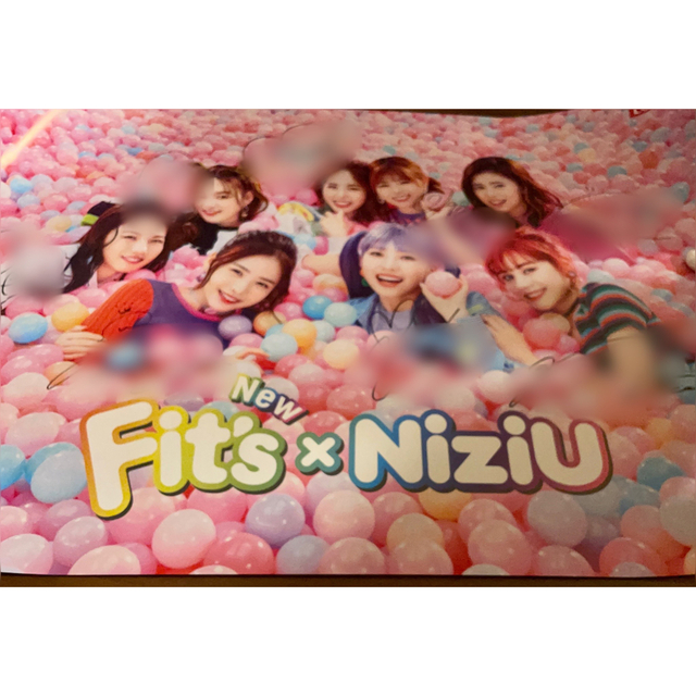 Fit’s × NiziU 直筆サイン入りポスター ロッテ