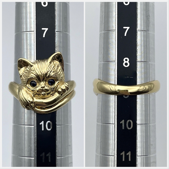 k18 ネコ リング | medcezirtattoo.com