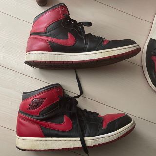 ナイキ(NIKE)のAir Jordan 1 high og banned 2013 bred(スニーカー)