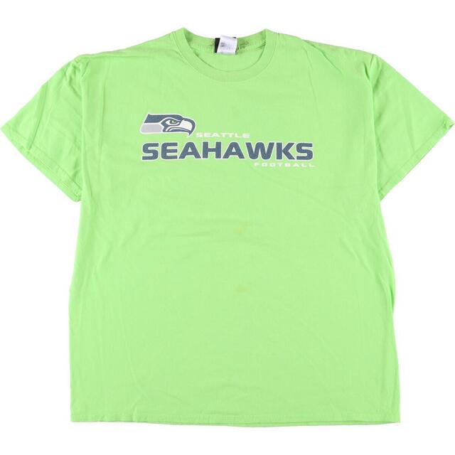 NFLTEAM APPAREL NFL SEATTLE SEAHAWKS シアトルシーホークス スポーツプリントTシャツ メンズXL /eaa323821